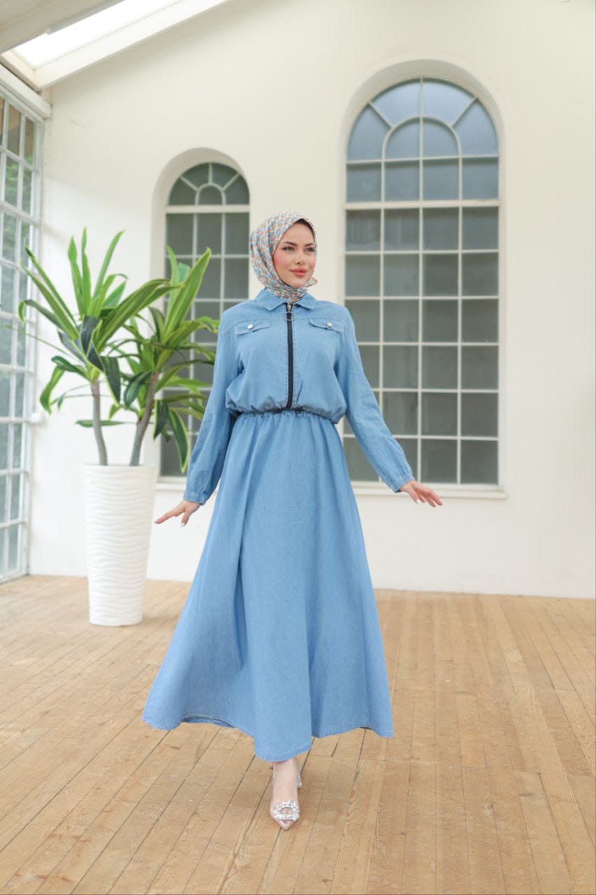 Denim Elbise