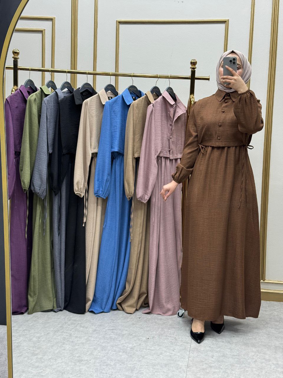 Hira Keten Elbise