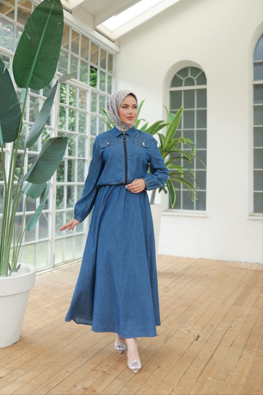 Denim Elbise