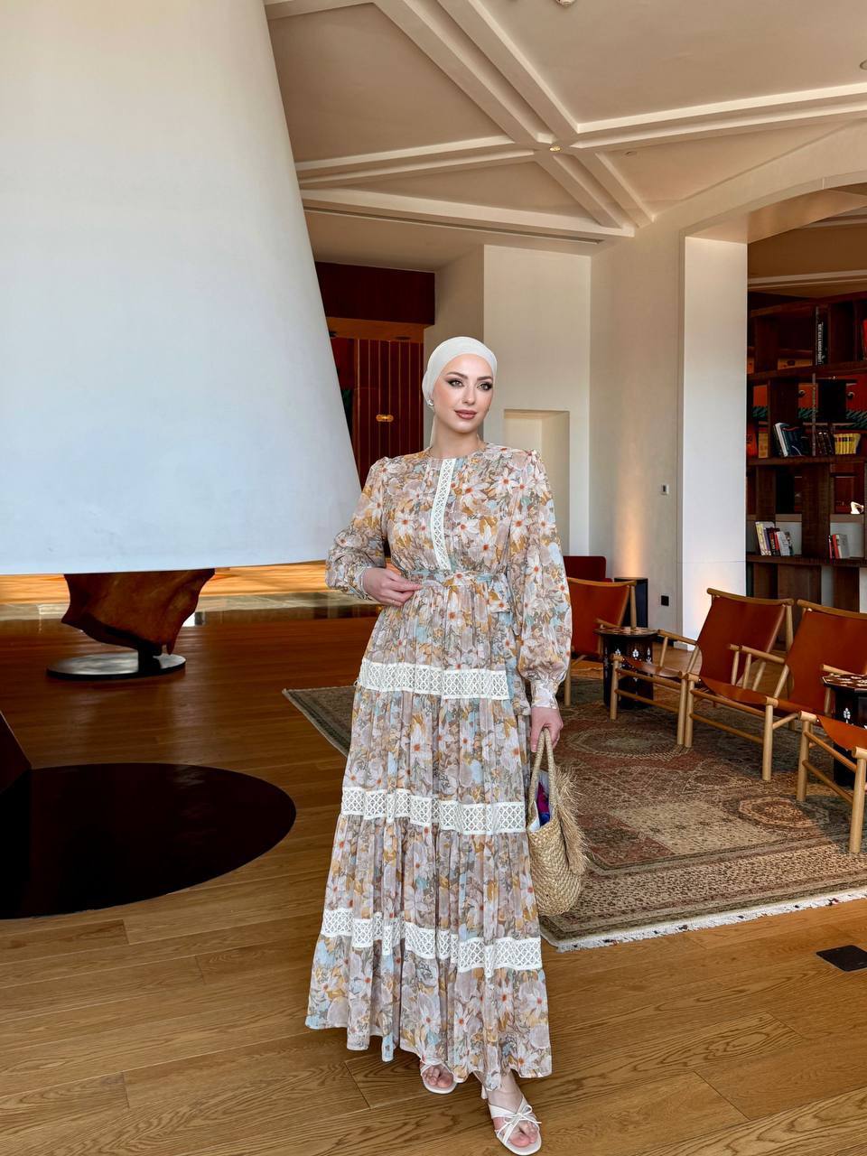 Karen Şifon Elbise